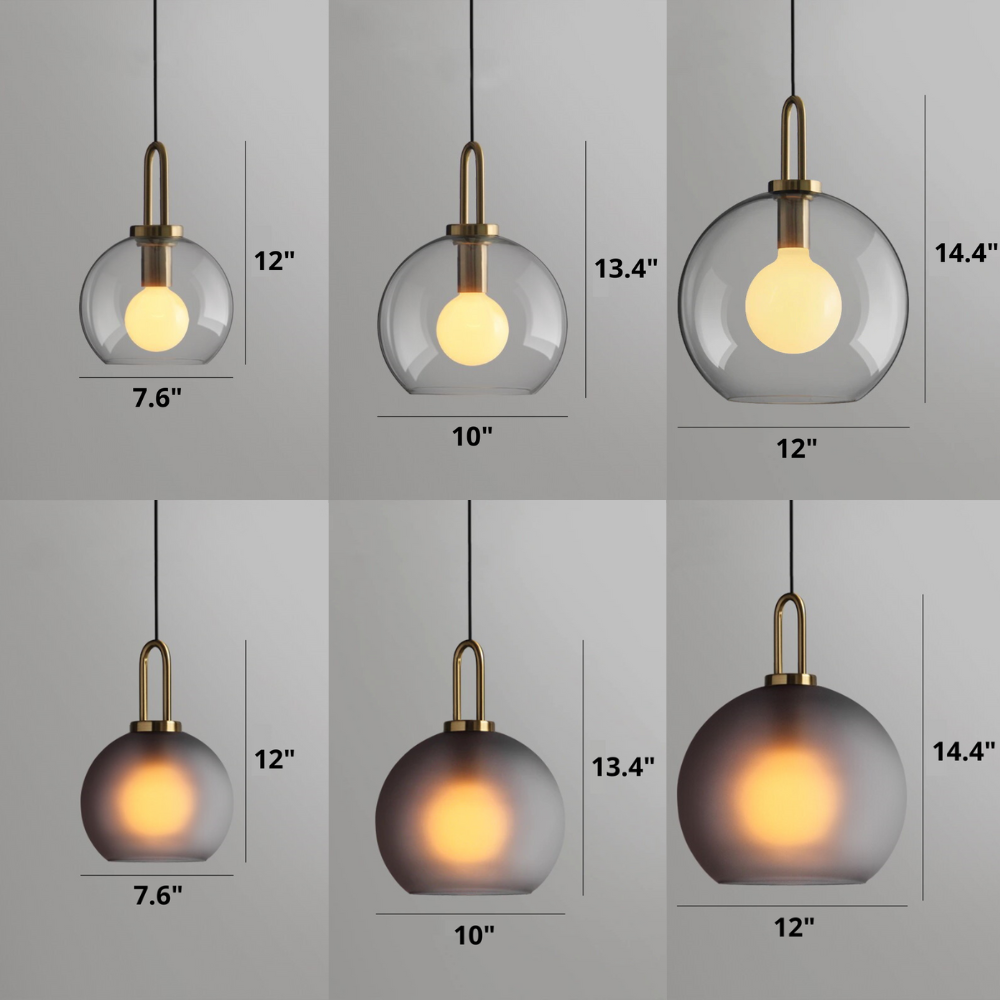 Moderne Glas-Pendelleuchten