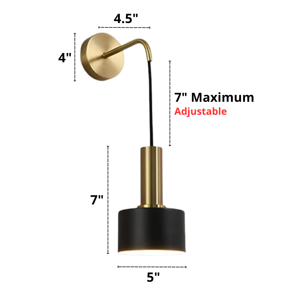 Moderne nordische Wandlampe