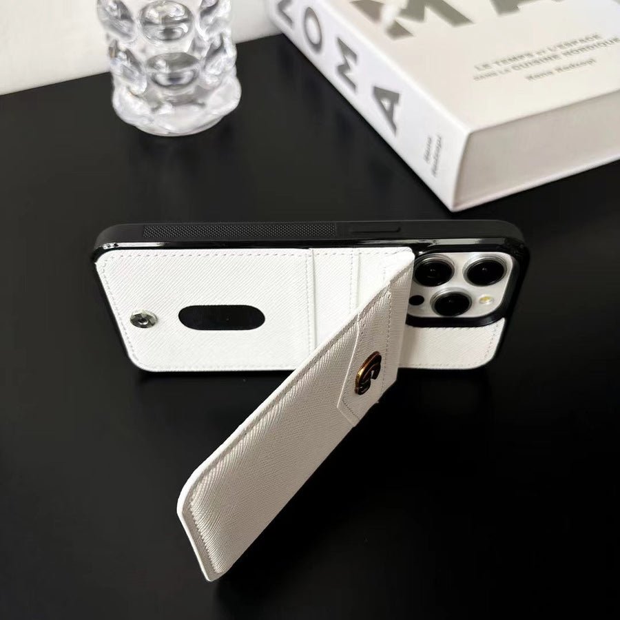 iPhone Case & Card Holder- Luxury Designer Collection
