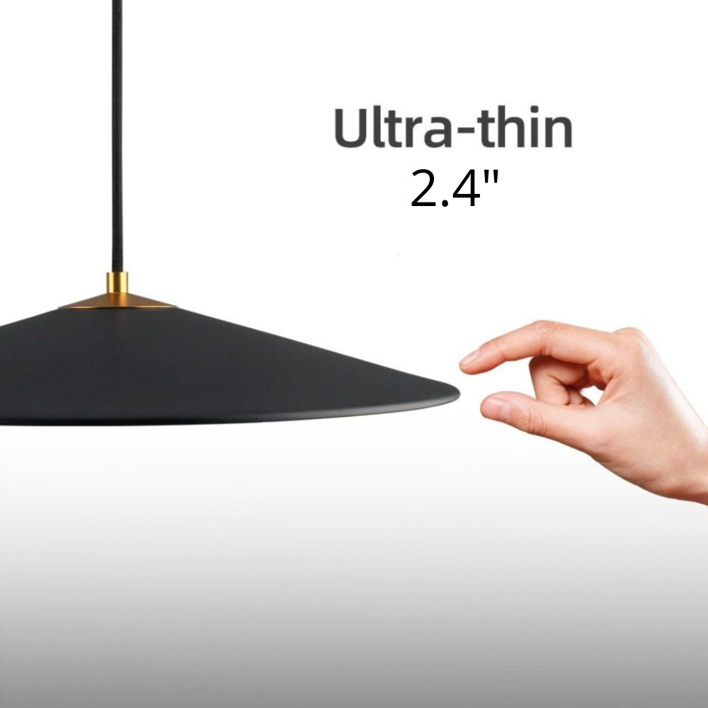 Moderne schmale LED-Pendelleuchte