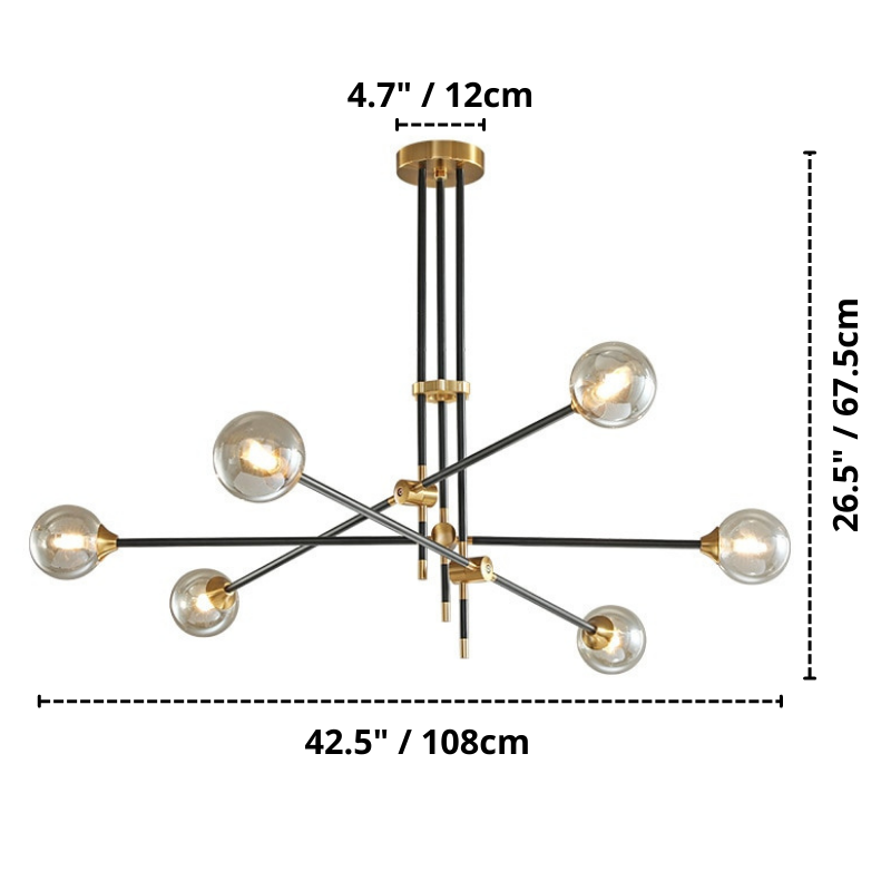 Caspian - Moderne Mehrlampen-Leuchte