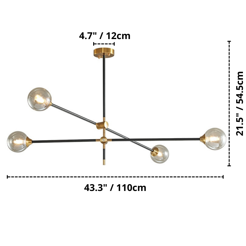 Caspian - Moderne Mehrlampen-Leuchte