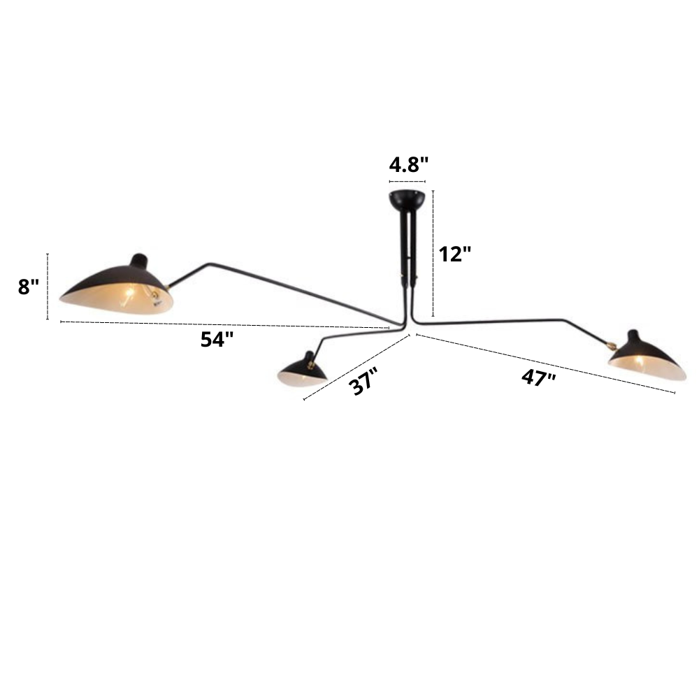 Serge - Mehrarmige Deckenlampe
