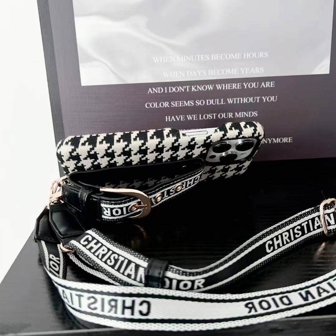 Lady Phone Case With Lanyard For iPhone