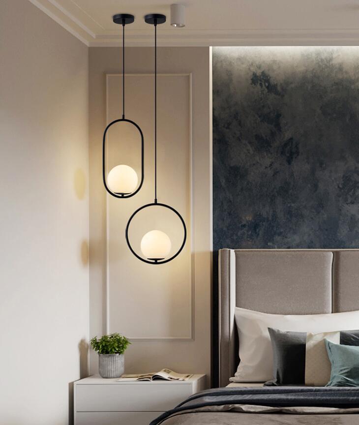 Nordic Frosted Glass Pendelleuchten
