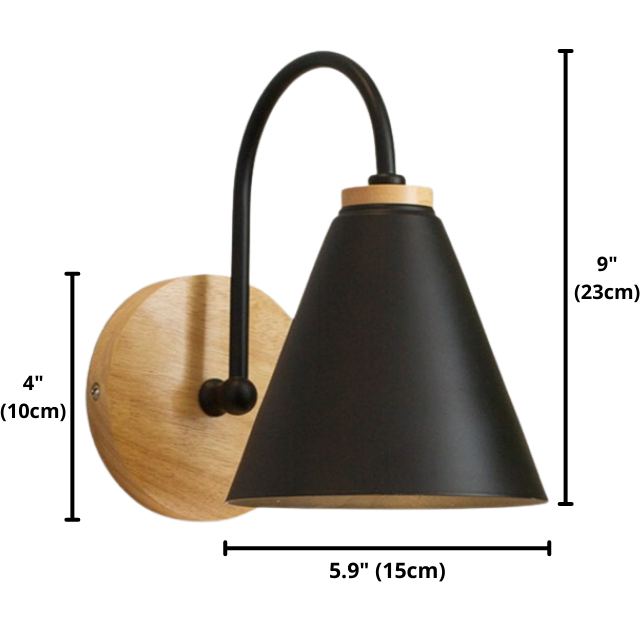 Ivan – Moderne Holz-Wandlampe