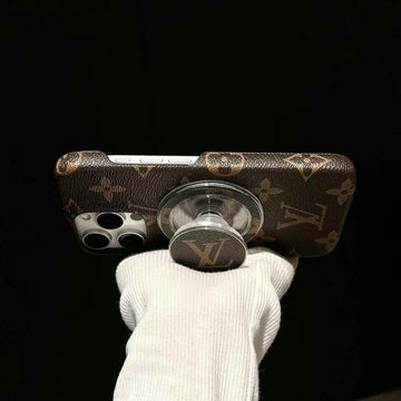 Luxury Monogram Magnetic Ring Phone Case