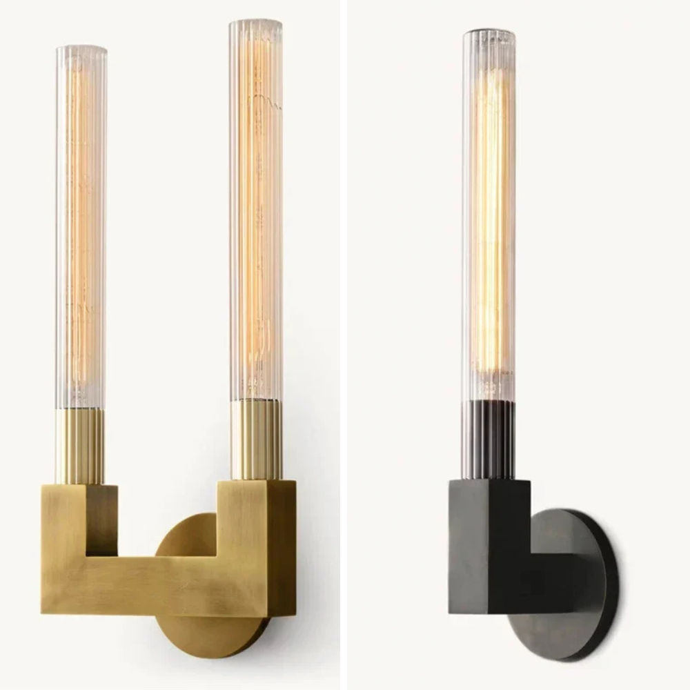 Levina - Moderne Einzel- & Zwei-Birnen-Wandlampen