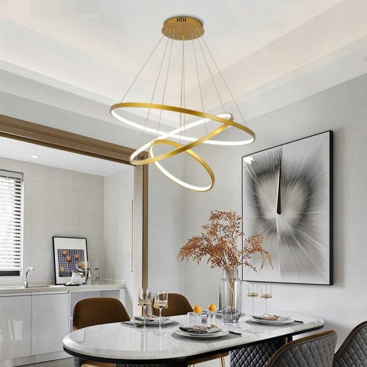 Moderner LED-Ring-Kronleuchter