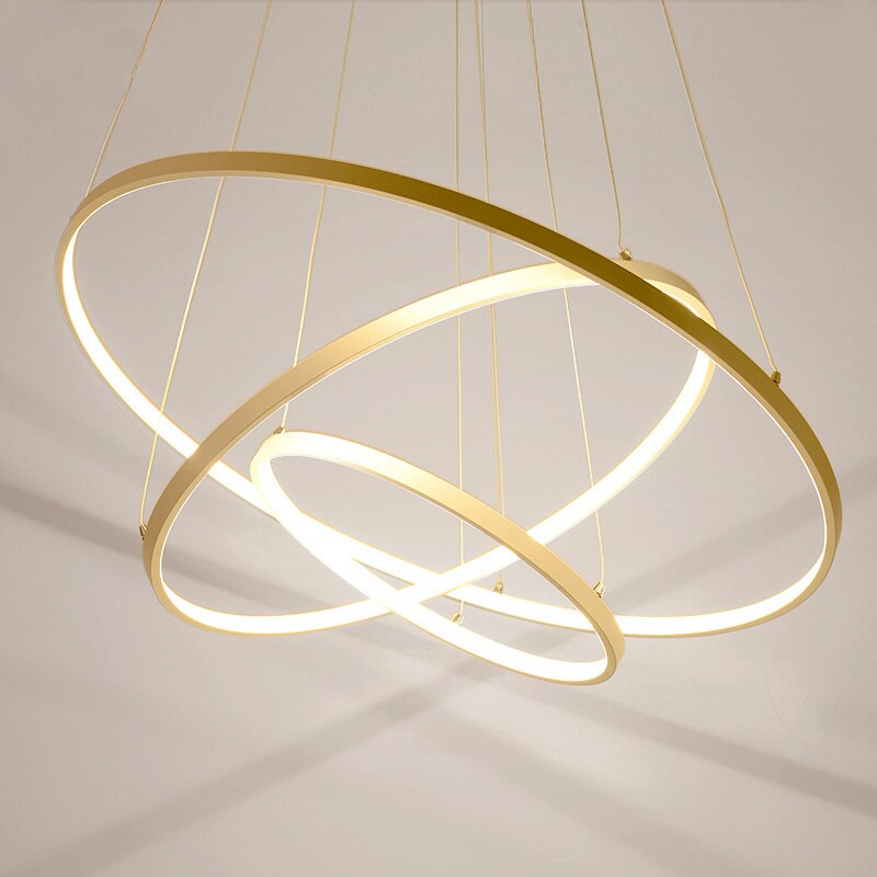 Moderner LED-Ring-Kronleuchter
