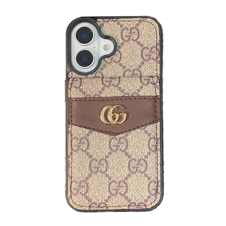 Luxury Case with CARD BAG IPHONE CASE