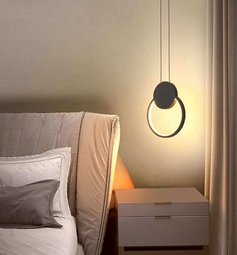 Moderne LED-Ring-Pendelleuchten