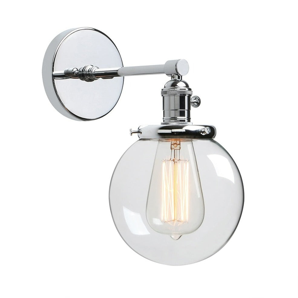 Deacon - Glas-Globus Wandleuchte