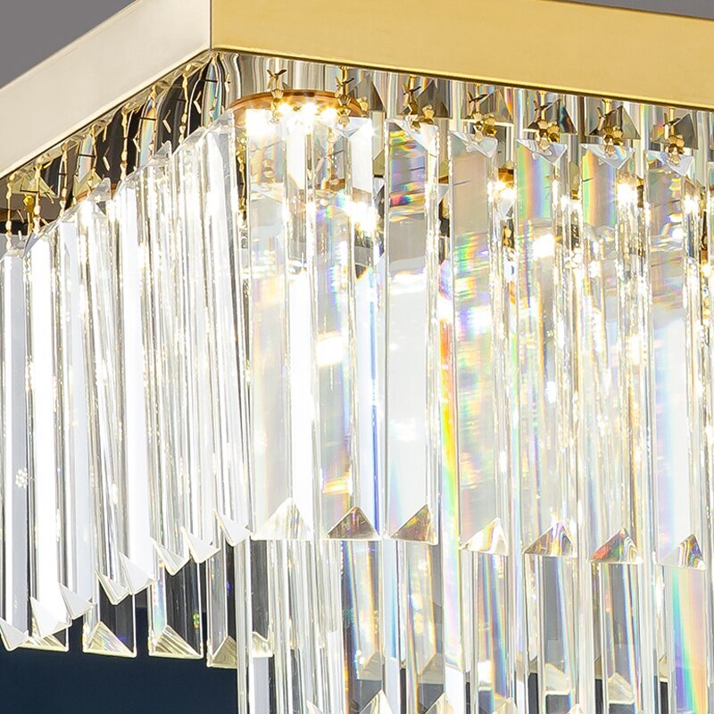 Kennedy - Moderner Glas-Kristall-Kronleuchter
