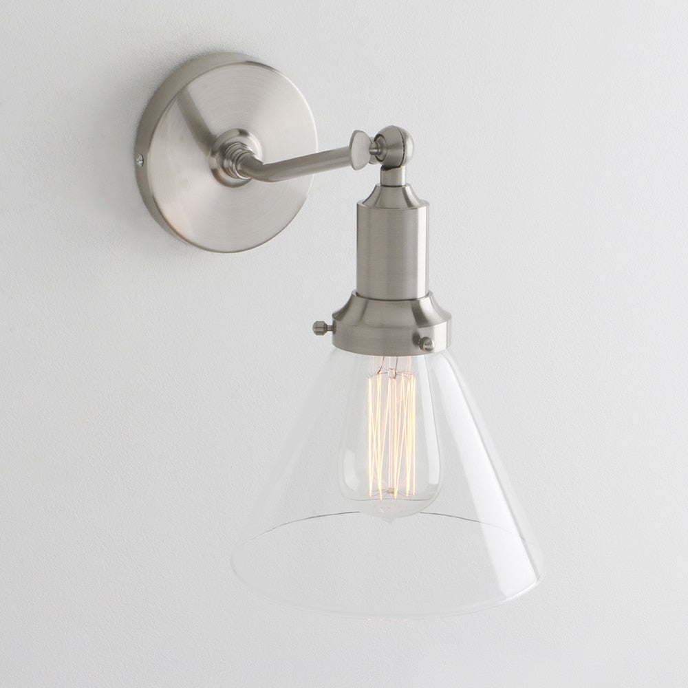 Farley - Retro Glas Wandlampe