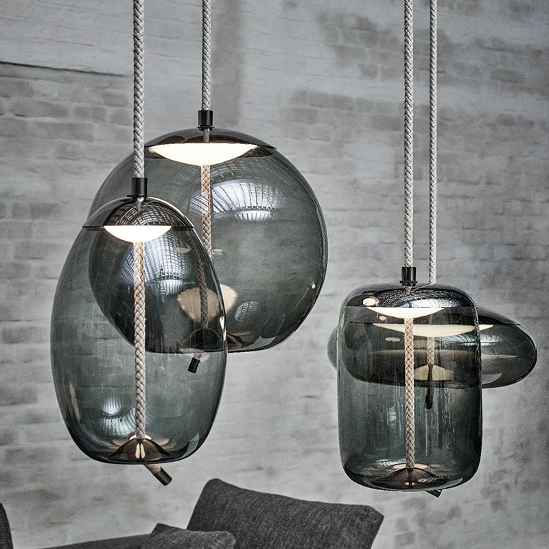 Nordic Rope & Glass Pendelleuchten