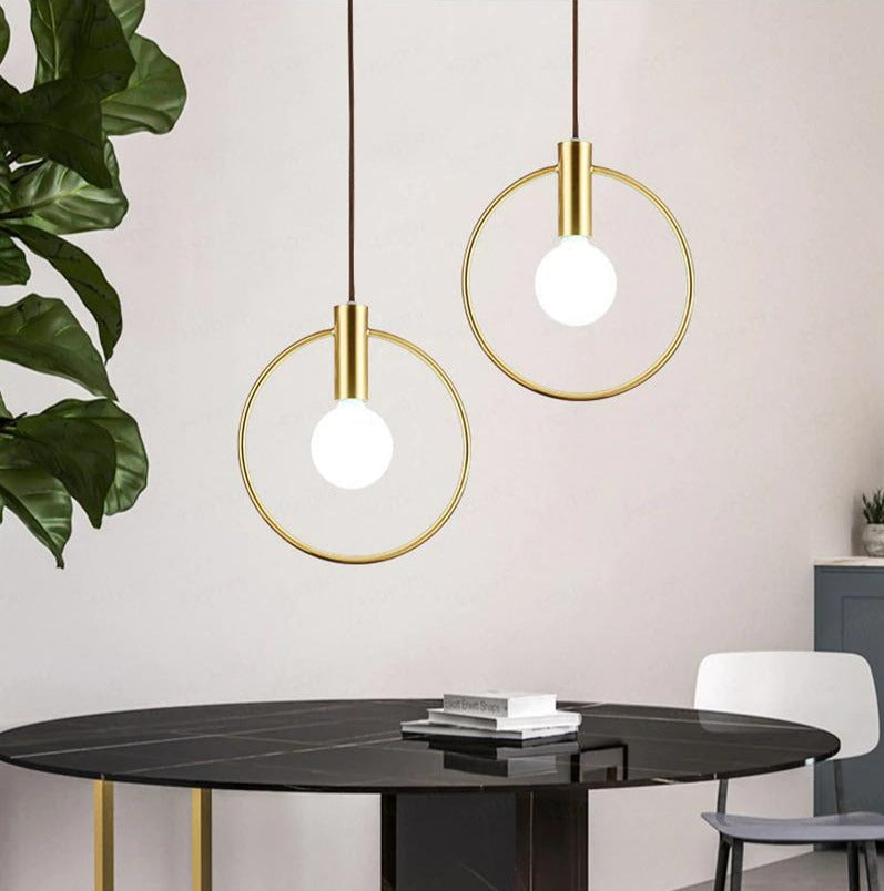 Moderne Frosted Glass Globe Pendelleuchten
