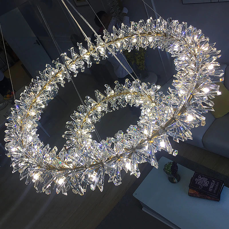 Celeste - Glas-Kristall-Kronleuchter