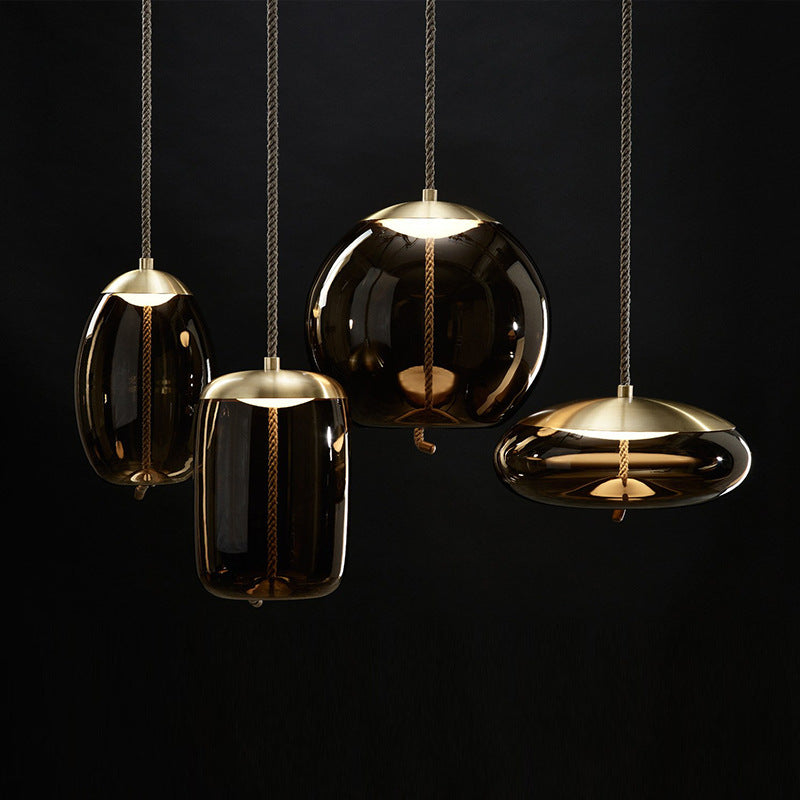 Nordic Rope & Glass Pendelleuchten