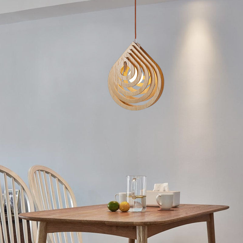 Harper - Moderne Holz-Pendelleuchte