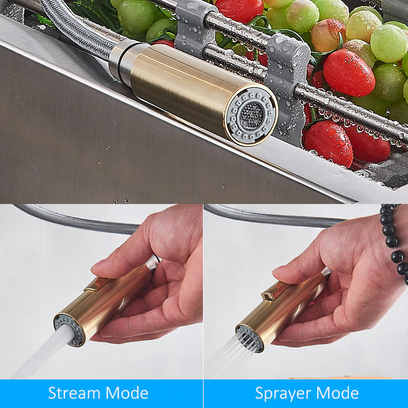Moderne Touch-Control-Armatur