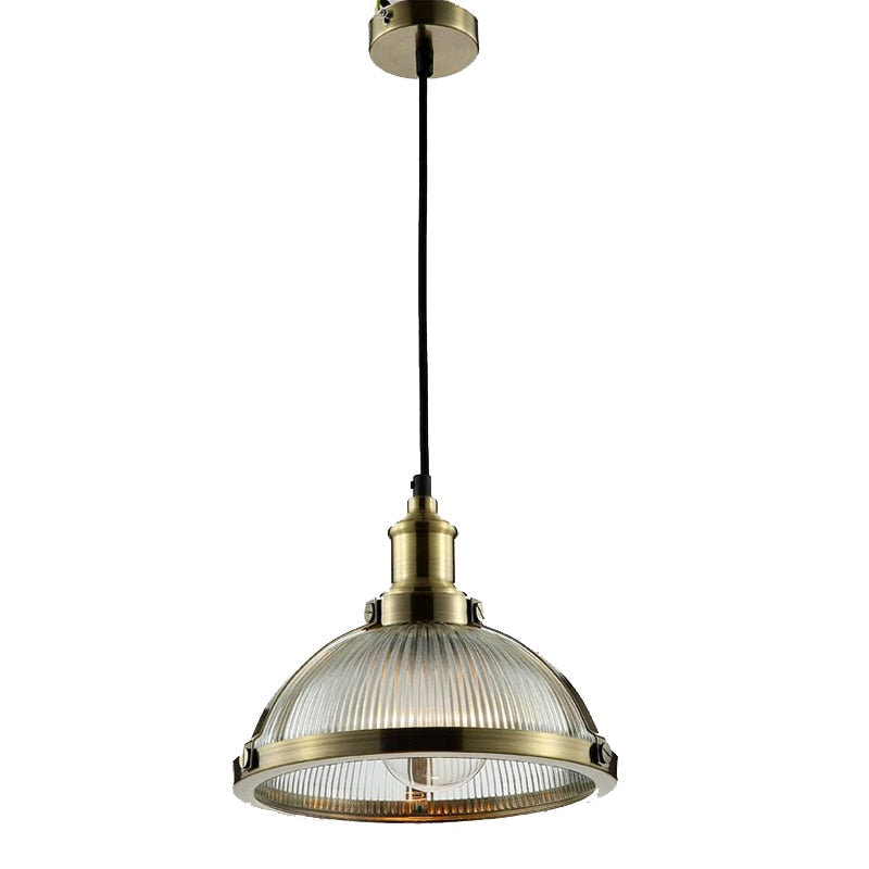 Thatcher - Retro Textured Glass Pendelleuchten