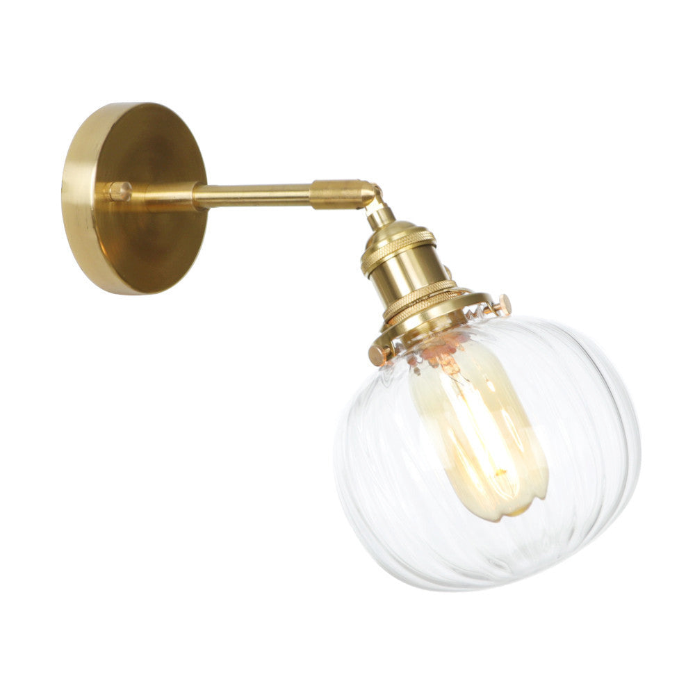 Retro Kupfer-Wandlampen