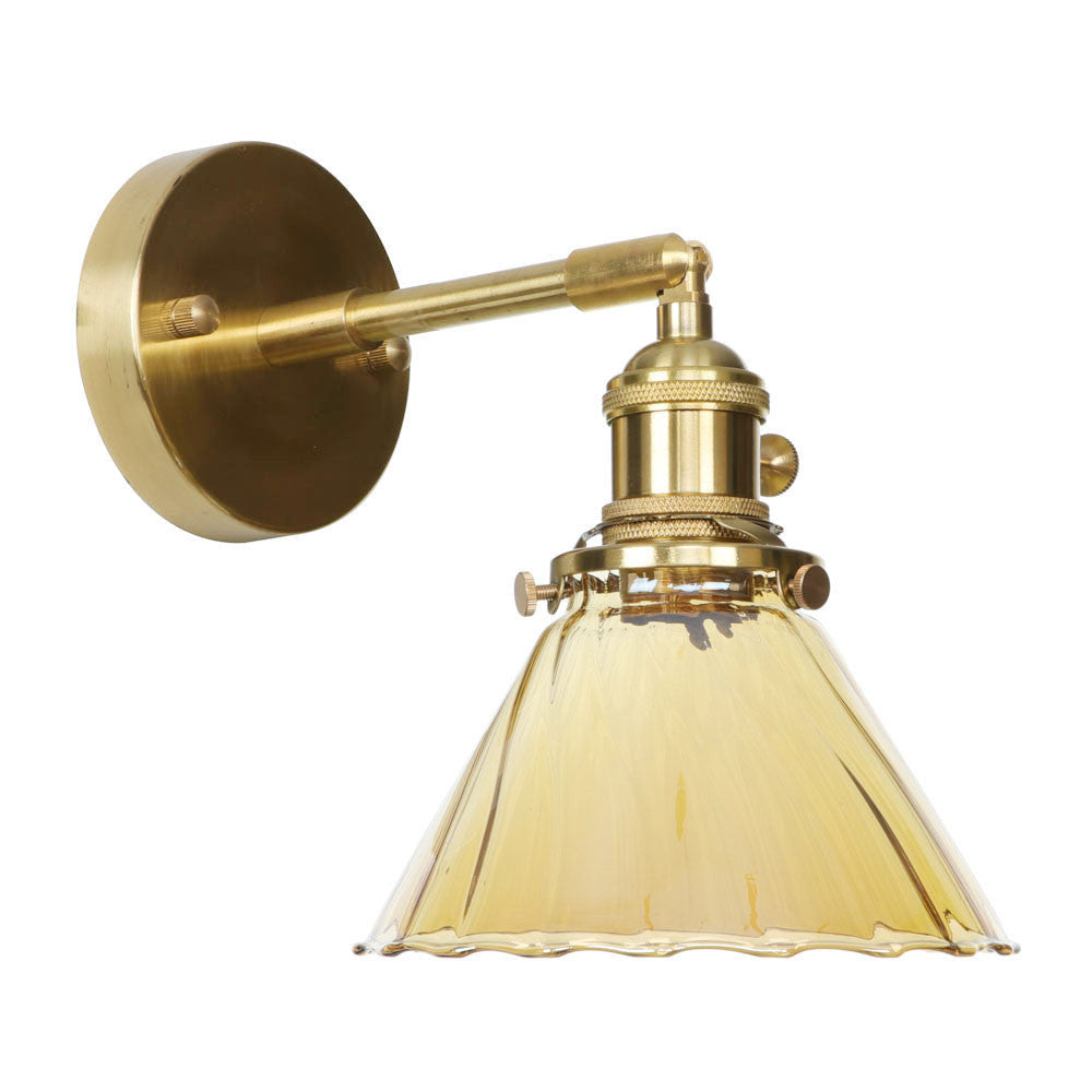 Retro Kupfer-Wandlampen