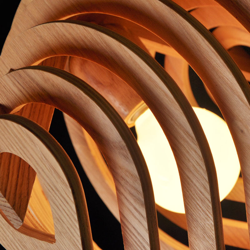 Harper - Moderne Holz-Pendelleuchte