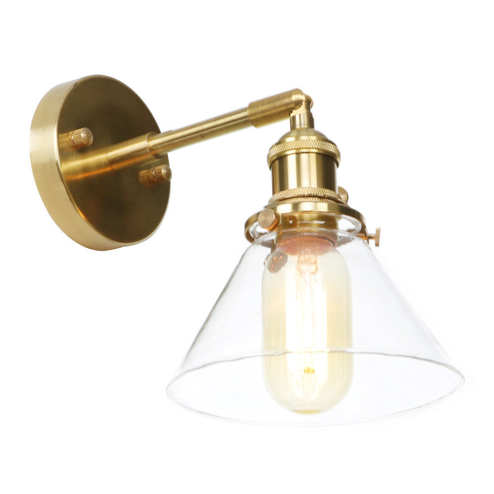 Retro Kupfer-Wandlampen