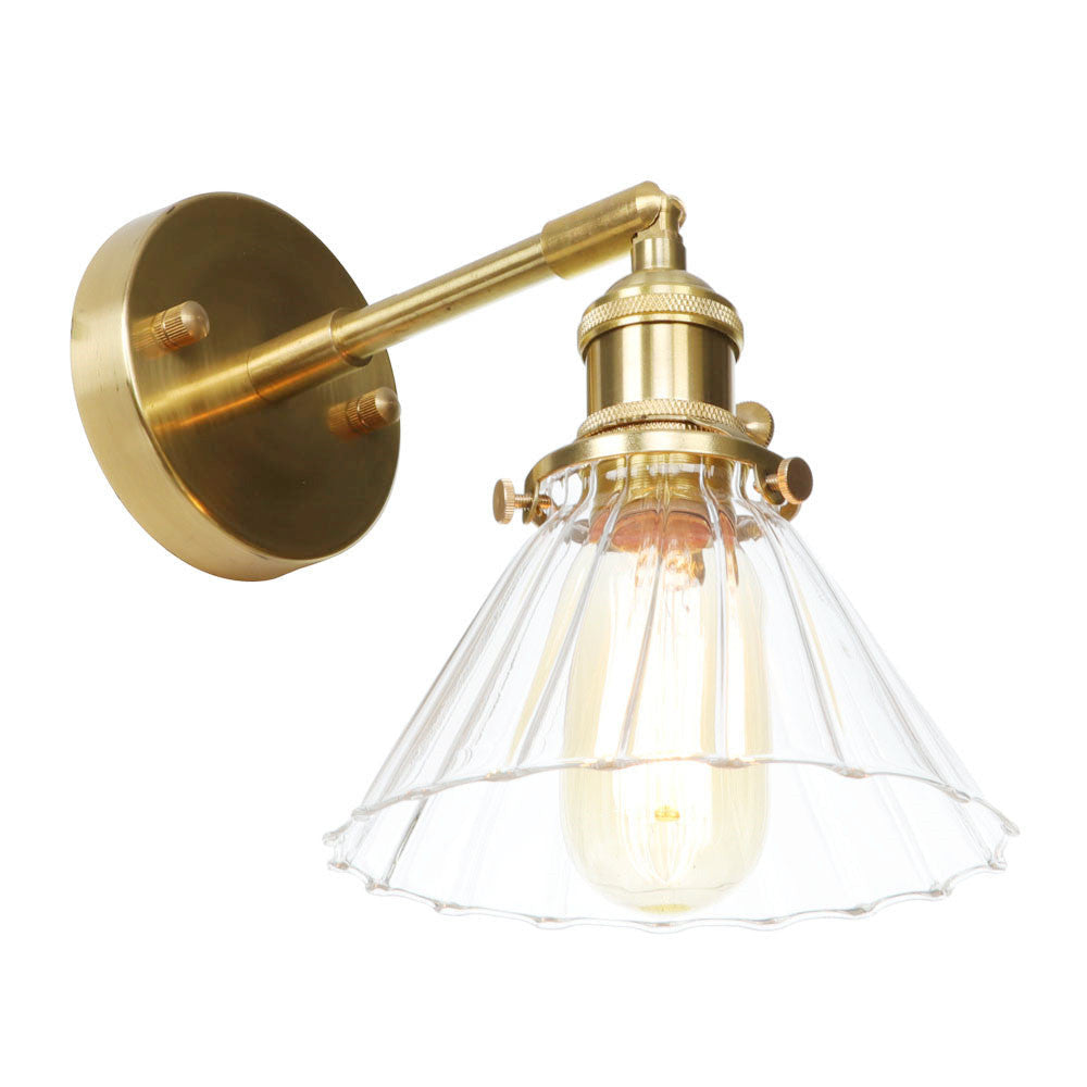 Retro Kupfer-Wandlampen