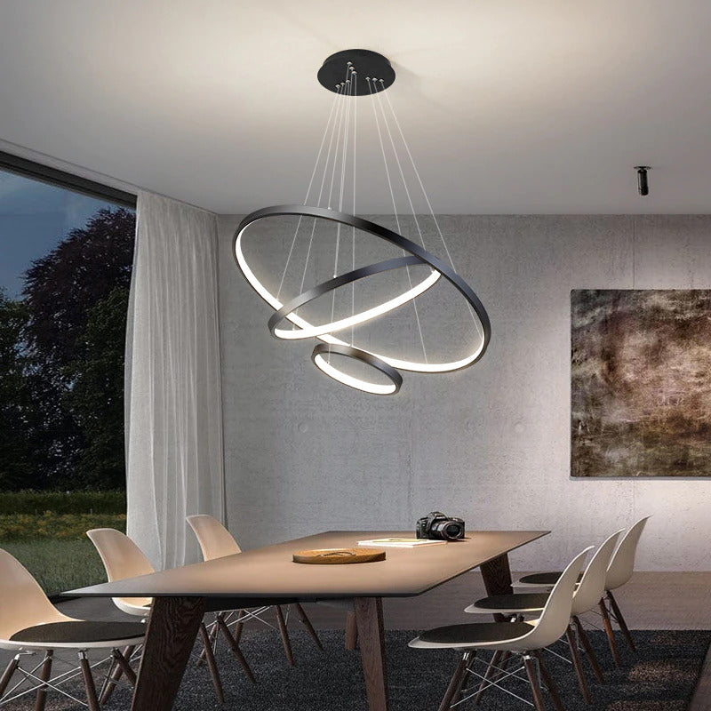 Moderner LED-Ring-Kronleuchter