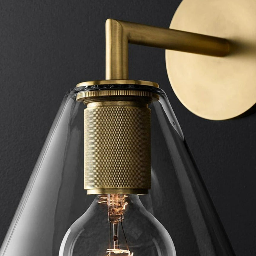 Designer Kupfer- & Glas-Wandlampen