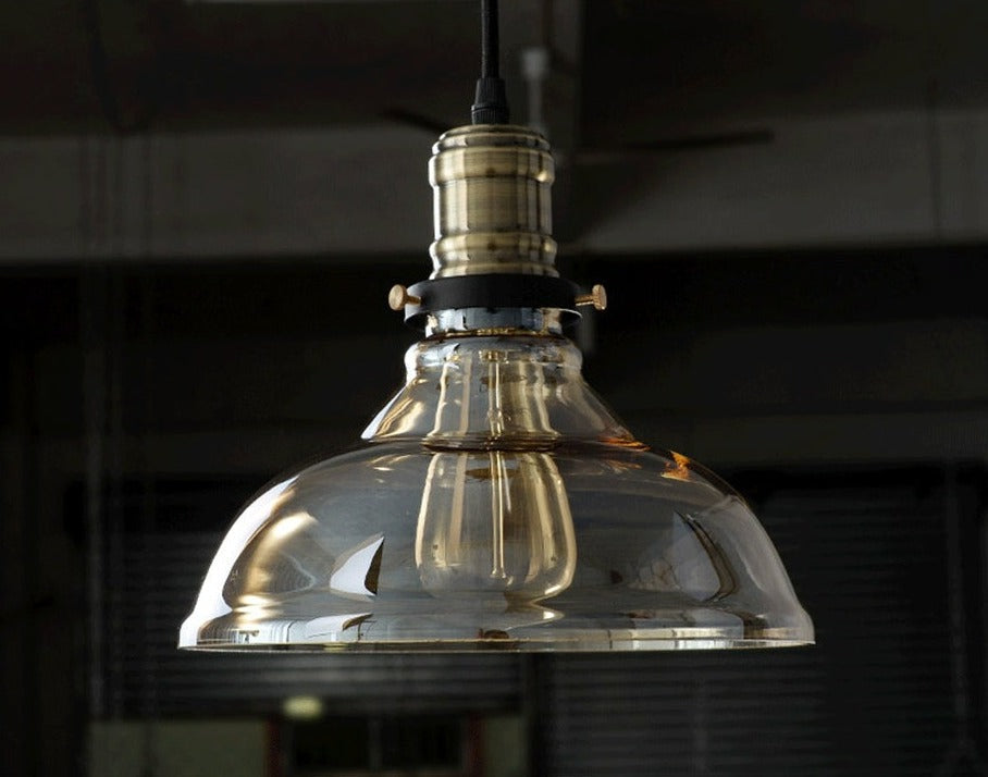 Georgia - Vintage Glas Pendelleuchte
