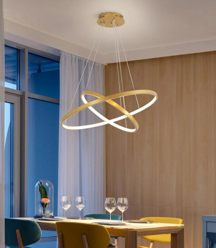Moderner LED-Ring-Kronleuchter