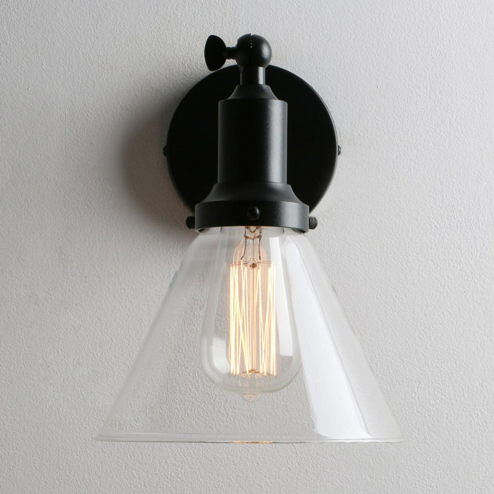 Farley - Retro Glas Wandlampe