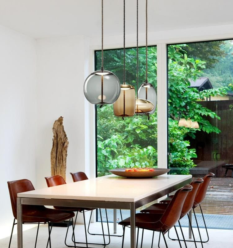 Nordic Rope & Glass Pendelleuchten