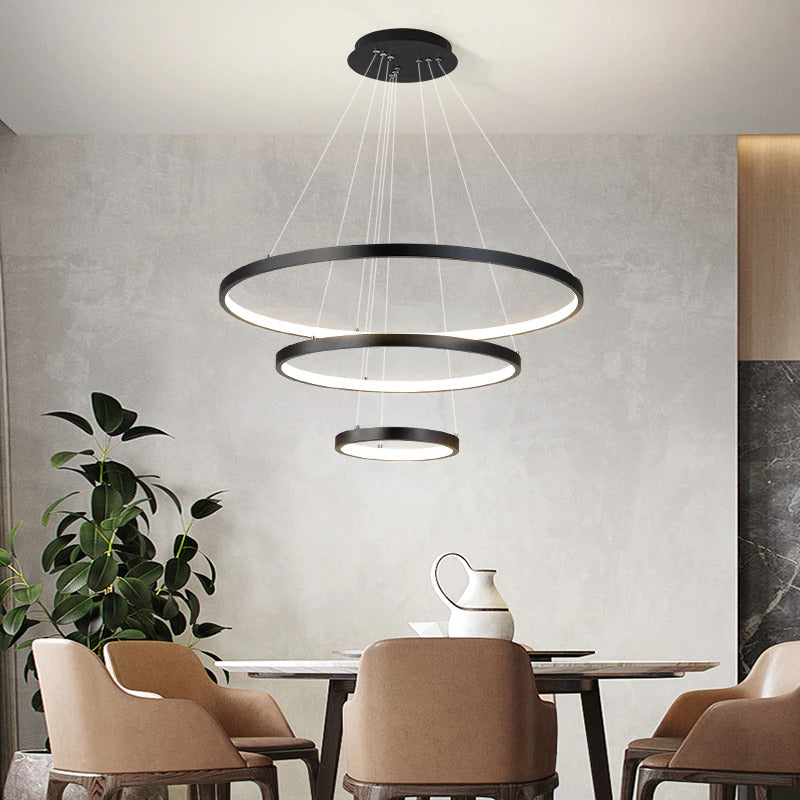 Moderner LED-Ring-Kronleuchter