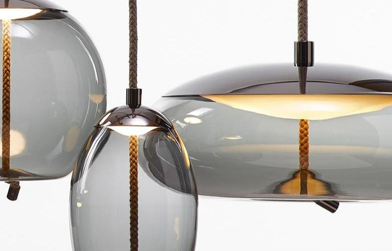 Nordic Rope & Glass Pendelleuchten