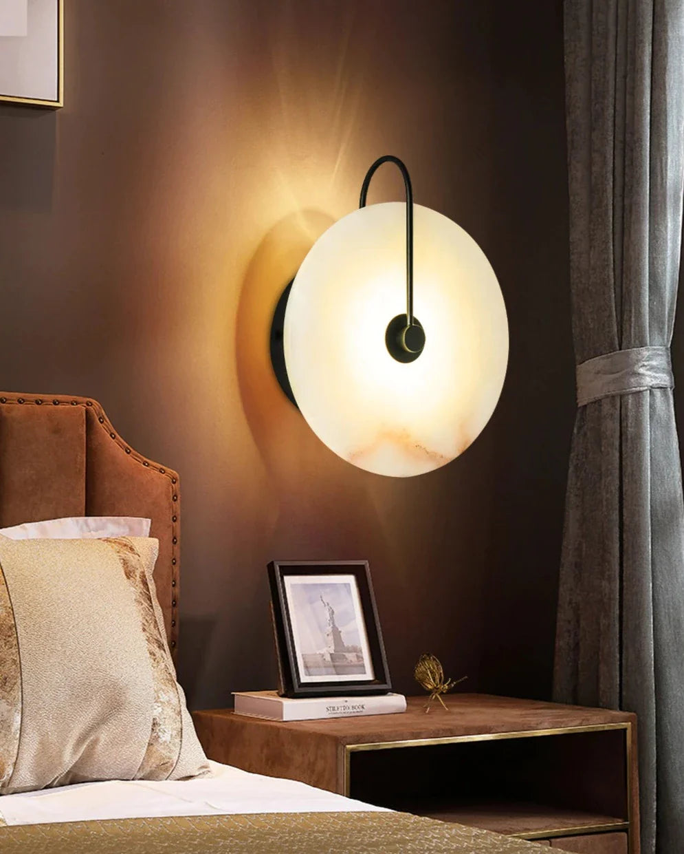 Moderne Weiße Marmor Wandlampe
