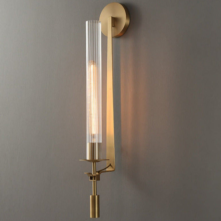 Sarika - Moderne Fluted Glass Wandlampe