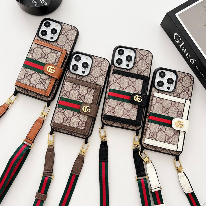 Luxury Card Bag Chain Classic iPhone Case