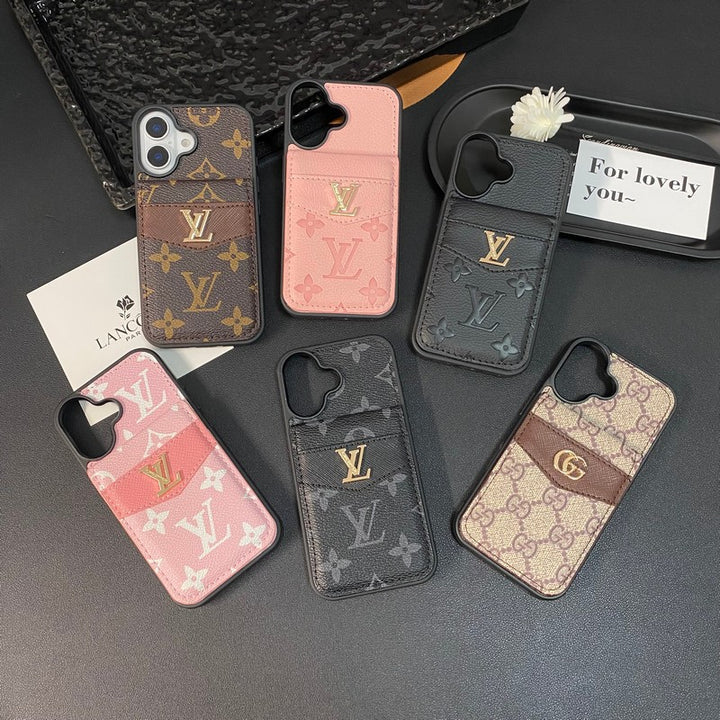 Luxury Case with CARD BAG IPHONE CASE