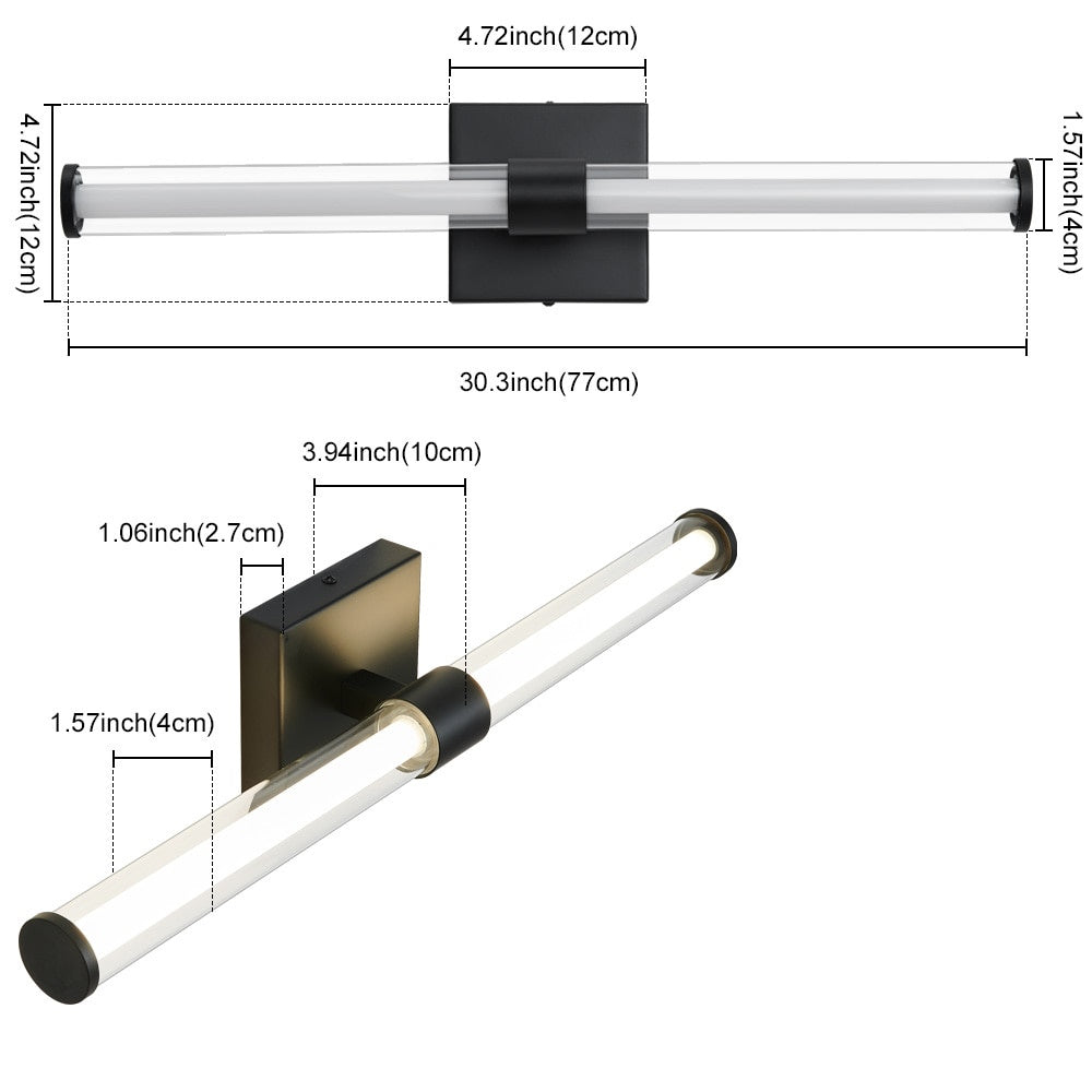Zwei-Birnen LED-Wand-/Spiegelleuchte