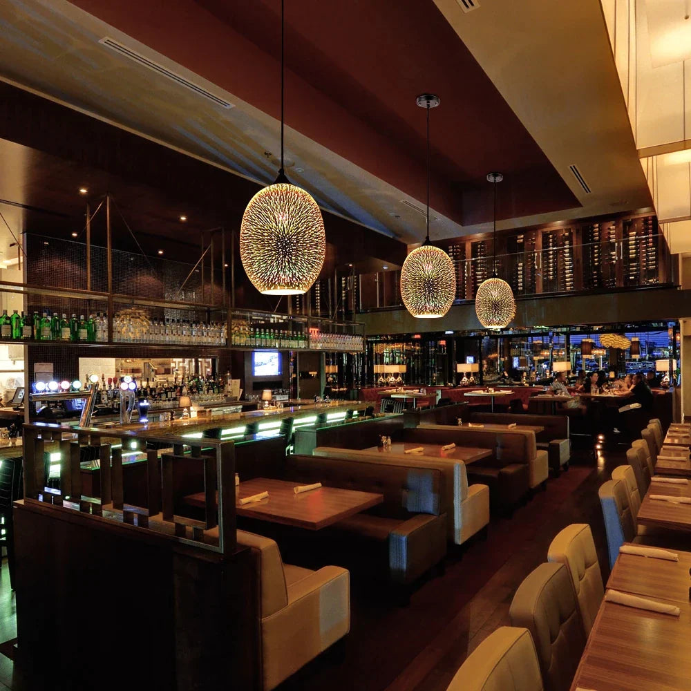 Nebula - Moderne Nordische Glas-Pendelleuchte