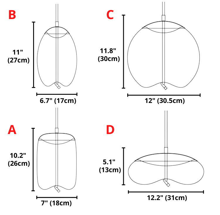 Nordic Rope & Glass Pendelleuchten