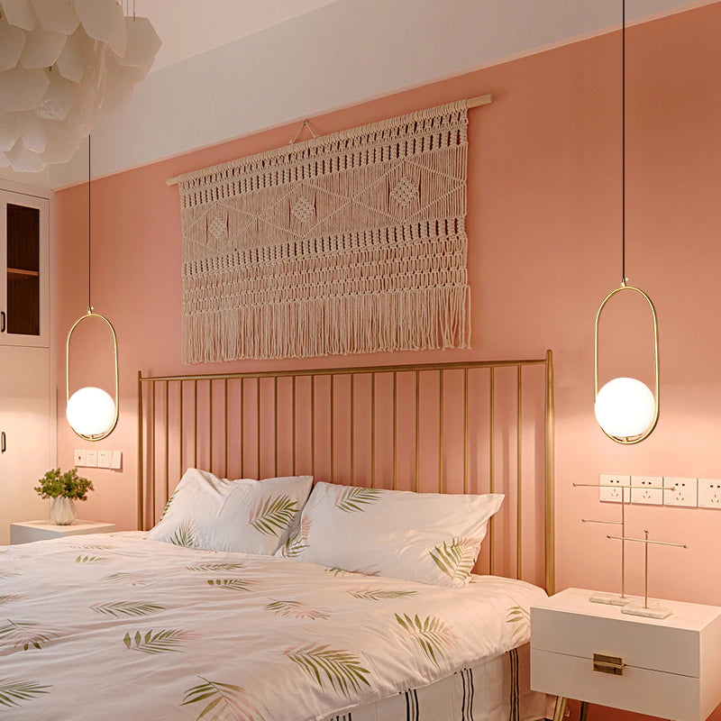 Nordic Frosted Glass Pendelleuchten