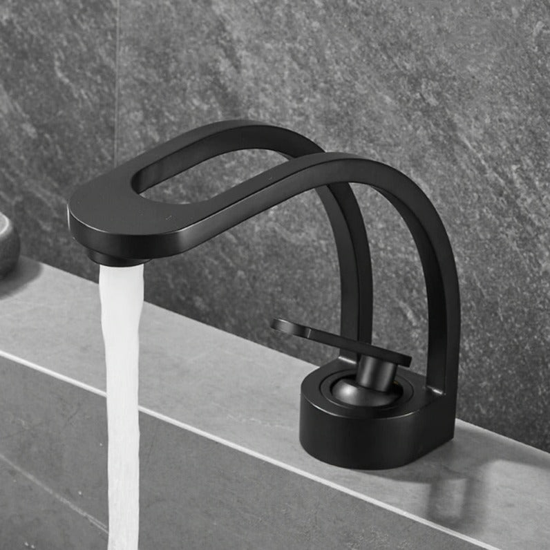 Ogden - Gebogene Dual-Channel Moderne Badezimmerarmatur