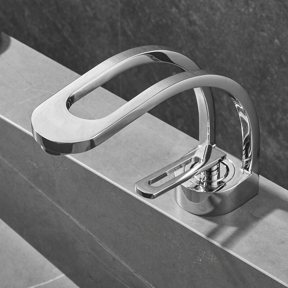 Ogden - Gebogene Dual-Channel Moderne Badezimmerarmatur