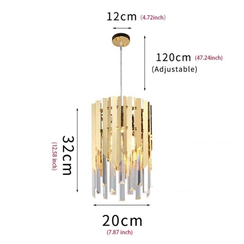 Irvin – Glas Kristall Pendelleuchten